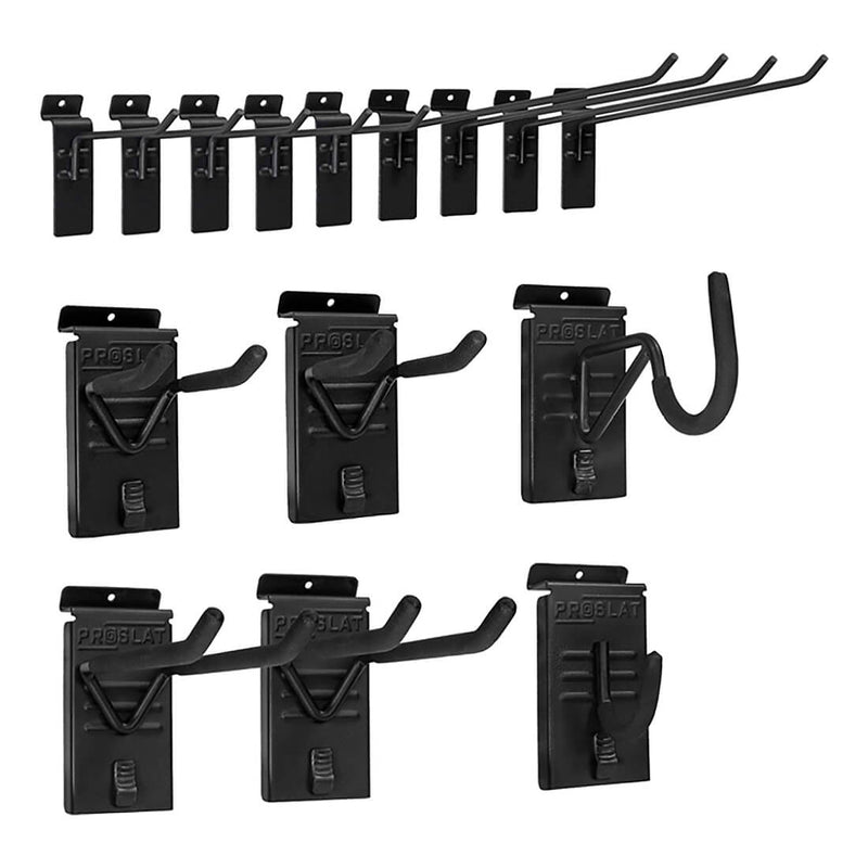 Proslat Stealth Slatwall 15-Piece Hook Kit