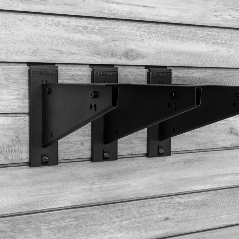 Proslat Stealth Slatwall Shelf Brackets (3-Pack)