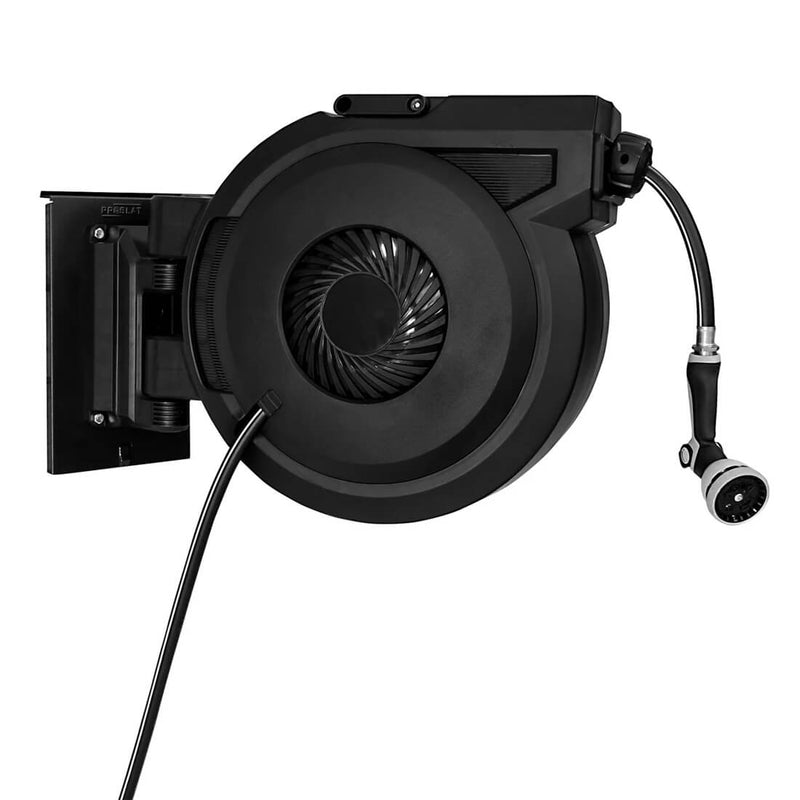 Proslat Stealth Slatwall Hose Reel with 80-Foot Hose and Nozzle