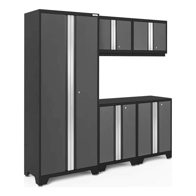 NewAge Products Bold Grey 5-Piece Garage Cabinet System (No Worktop)