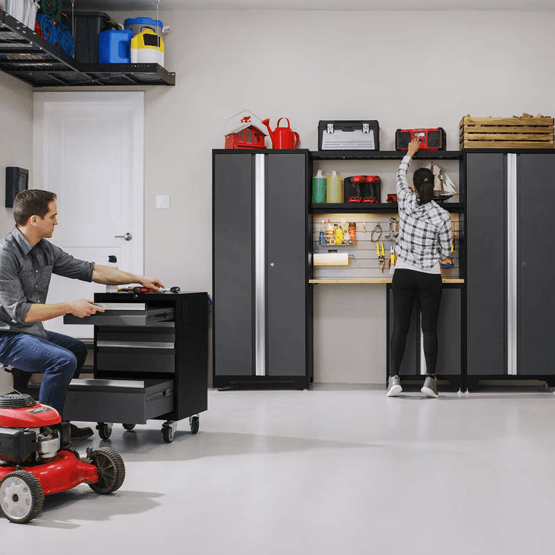 NewAge Products Bold Grey 5-Piece Garage Cabinet System