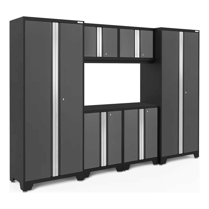 NewAge Products Bold Grey 6-Piece Garage Cabinet System (No Worktop)