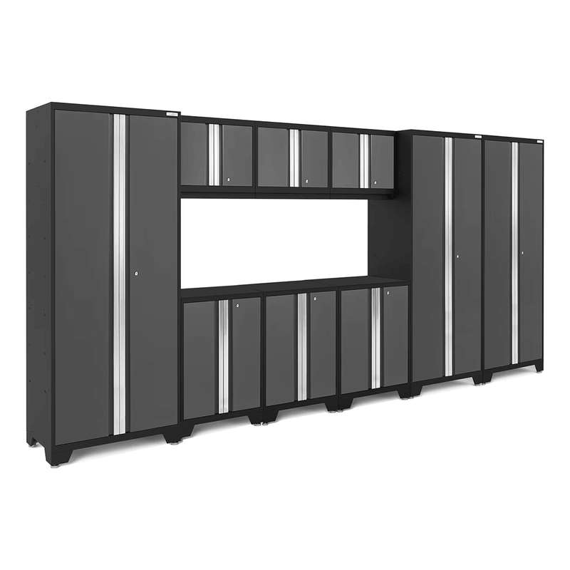 NewAge Products Bold Grey 9-Piece Garage Cabinet System (No Worktop)