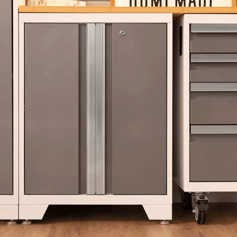 NewAge Products Bold Platinum 8-Piece Garage Cabinet System (No Worktop)