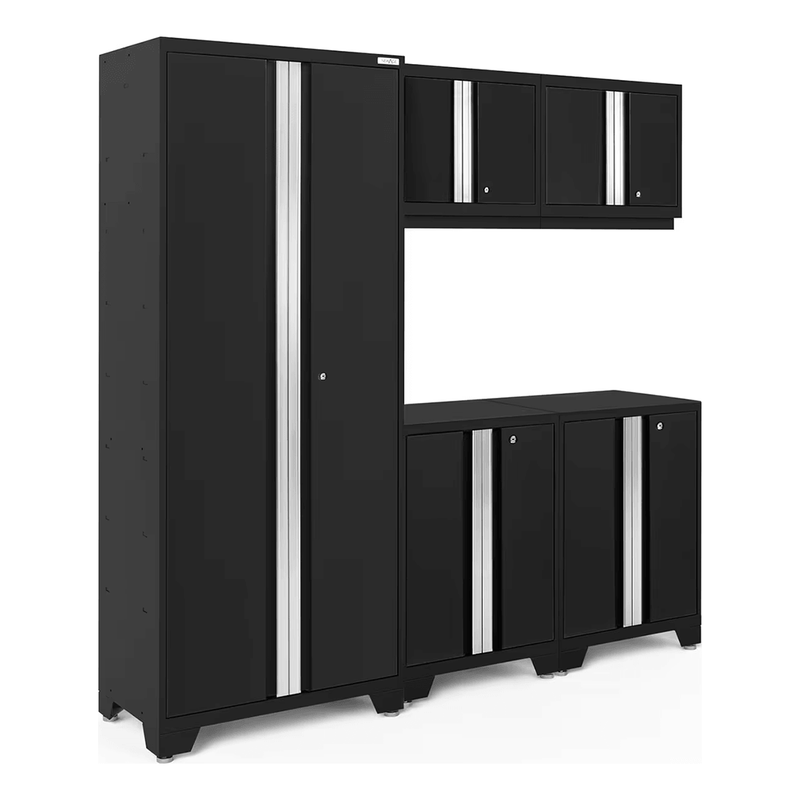 NewAge Products Bold Black 5-Piece Garage Cabinet System (No Worktop)