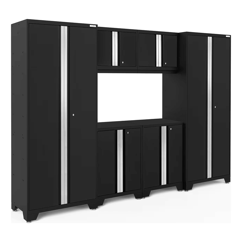 NewAge Products Bold Black 6-Piece Garage Cabinet System (No Worktop)
