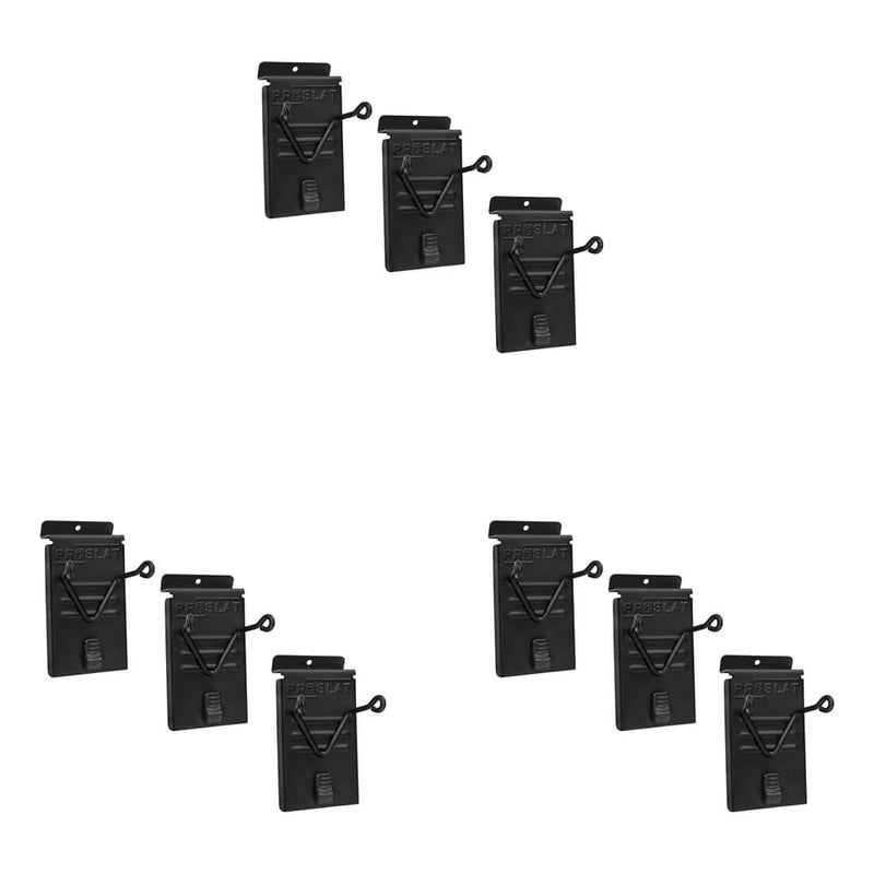 Proslat Stealth Slatwall Coat Hook (9-Pack)