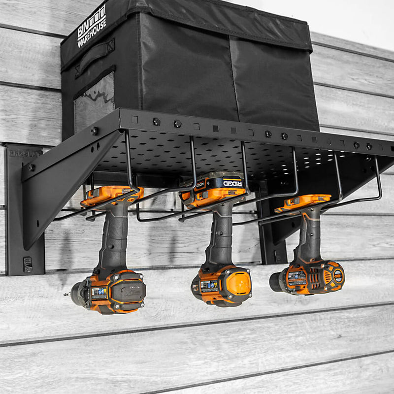 Proslat Stealth Slatwall Heavy-Duty Shelf Tool Organizer Bracket (3-Pack)