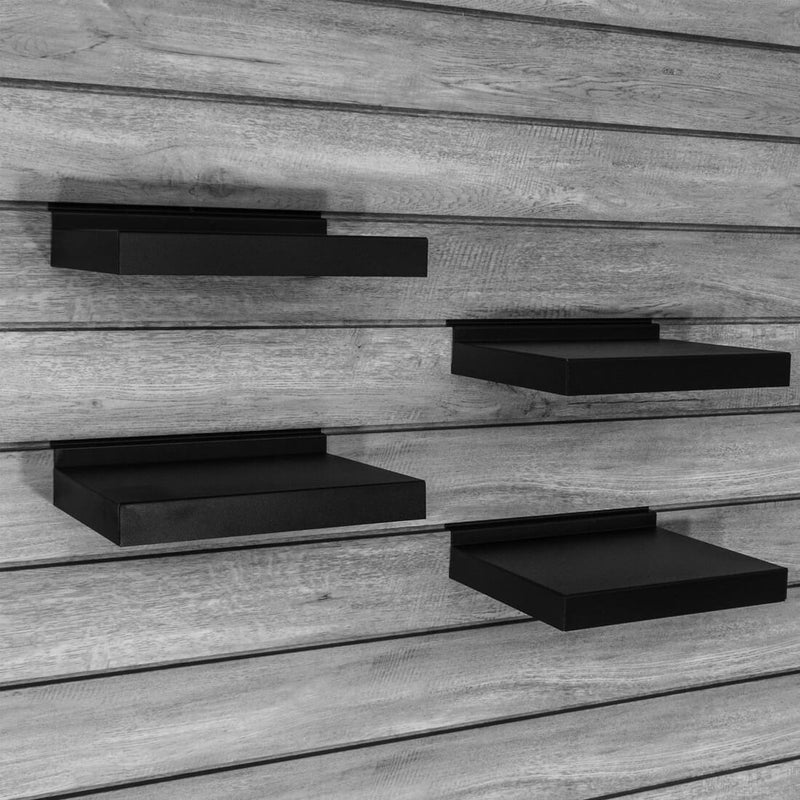 Proslat Stealth Slatwall Compact Shelf (4-Pack)