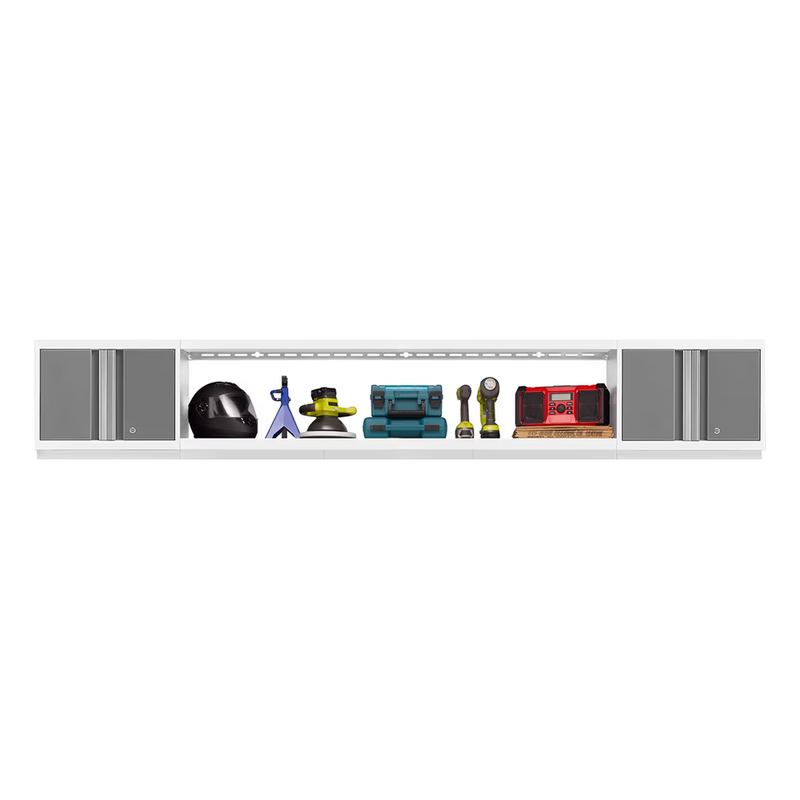 NewAge Products Bold Platinum 3-Piece Garage Wall-Mounted Cabinet System