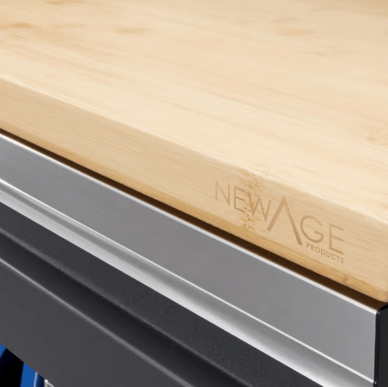 NewAge Products Bold Grey 6-Piece Garage Cabinet System with Platinum Worktop