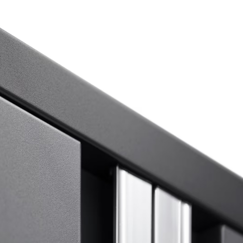 NewAge Products Bold Platinum 7-Piece Garage Cabinet System with Stainless Steel Worktop