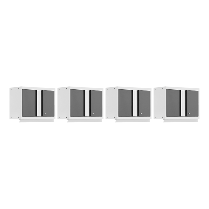 NewAge Products Bold Platinum 24-Inch Wall Cabinet (4-Pack)