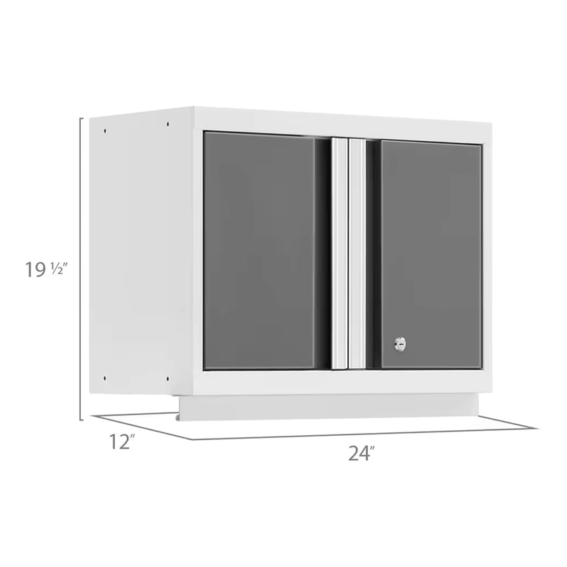NewAge Products Bold Platinum 24-Inch Wall Cabinet (4-Pack)
