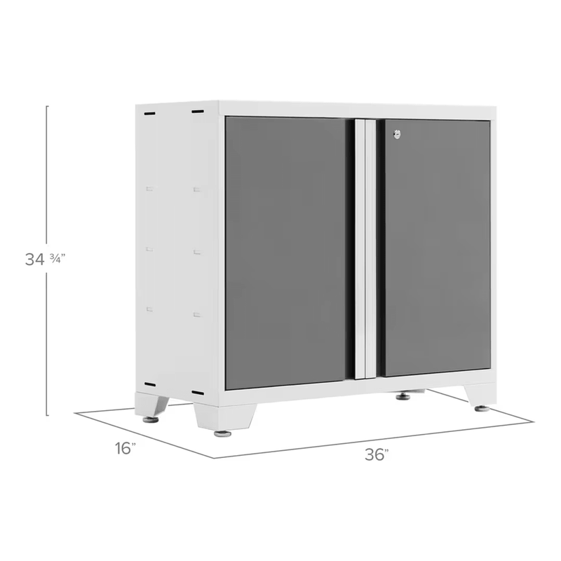 NewAge Products Bold Platinum 2-Door 36-Inch Base Cabinet