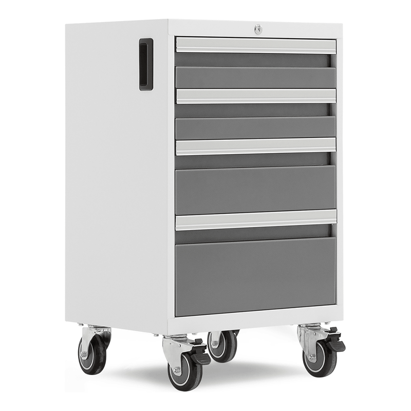 NewAge Products Bold Platinum Rolling Tool Drawer Cabinet