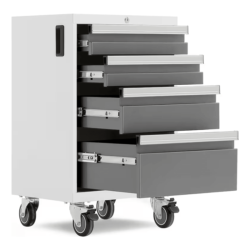 NewAge Products Bold Platinum Rolling Tool Drawer Cabinet