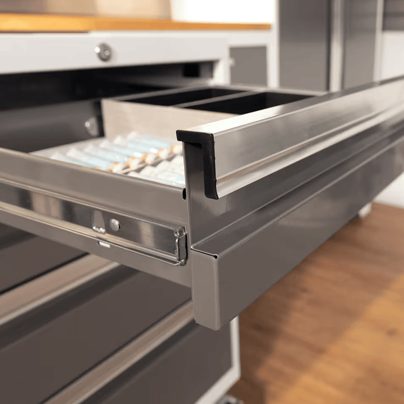 NewAge Products Bold Platinum Rolling Tool Drawer Cabinet