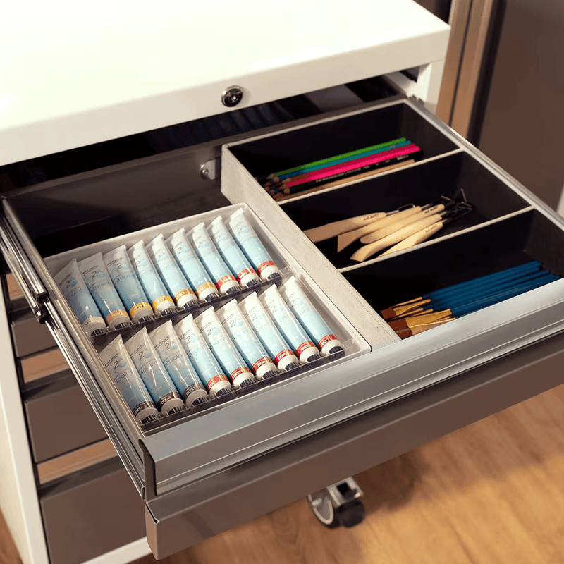 NewAge Products Bold Platinum Rolling Tool Drawer Cabinet