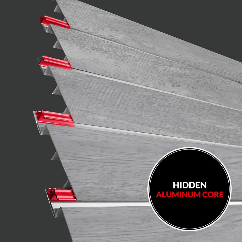 Proslat PROCORE Slatwall Mini Bundle (Grey Wood)