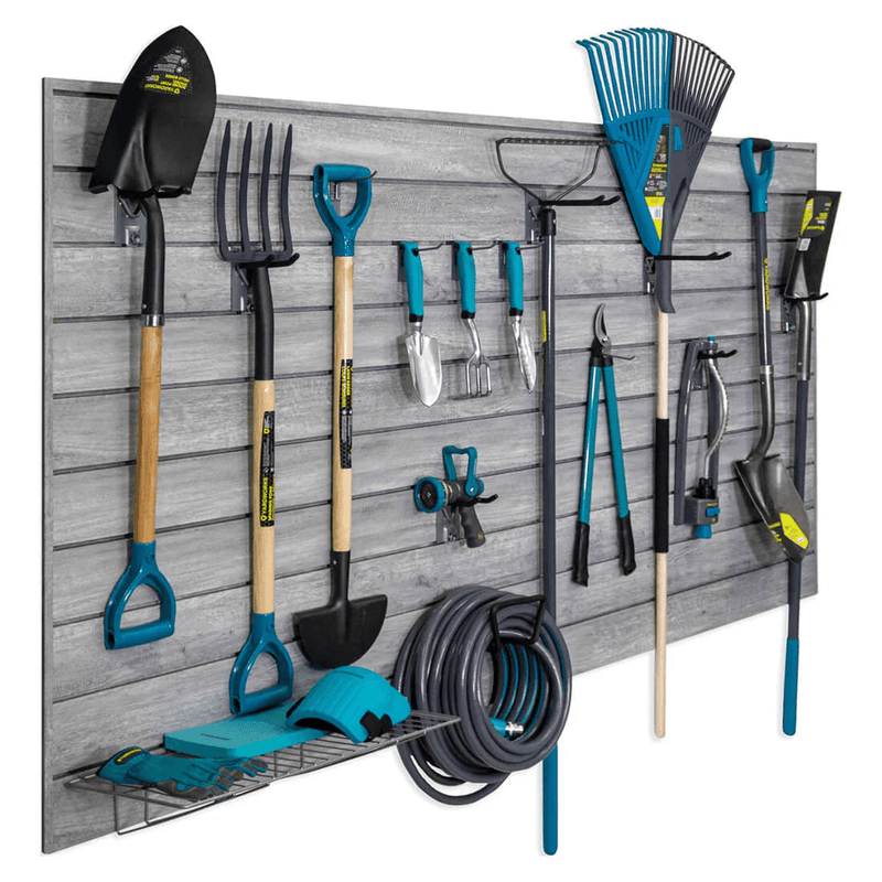 Proslat PROCORE Slatwall Handyman Bundle (Grey Wood)