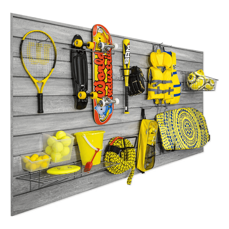 Proslat PROCORE Slatwall Organizer Bundle (Grey Wood)