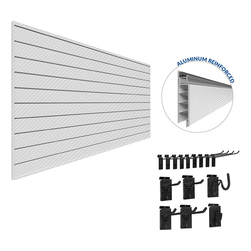 Proslat PROCORE Slatwall Basic Bundle (Silver Grey Carbon Fiber)
