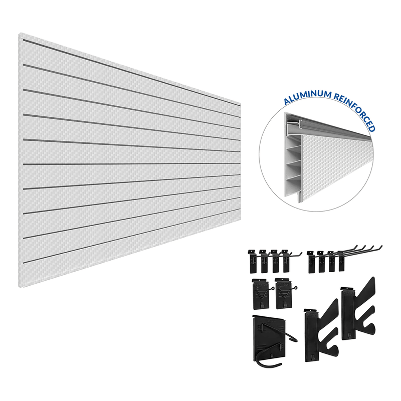 Proslat PROCORE Slatwall Sports Bundle (Silver Grey Carbon Fiber)