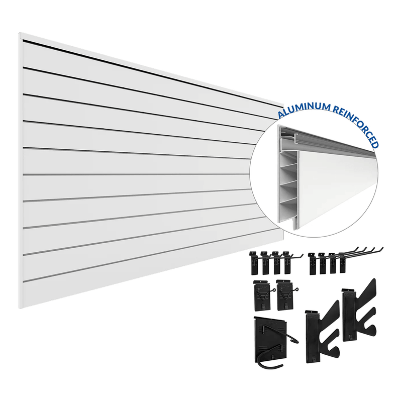 Proslat PROCORE Slatwall Sports Bundle (White)