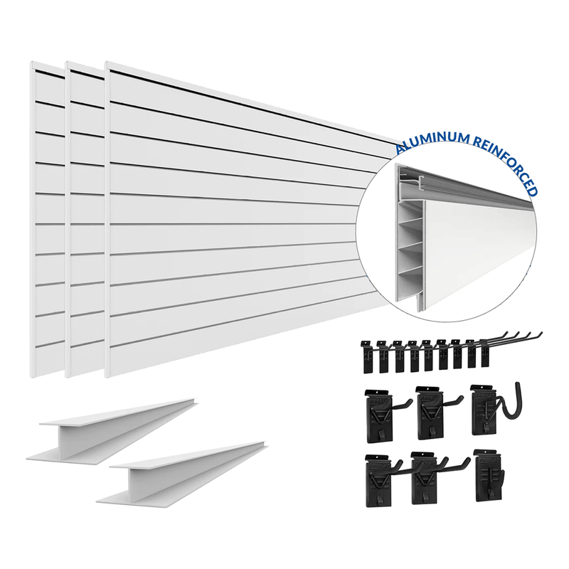 Proslat PROCORE Slatwall Standard Bundle (White)