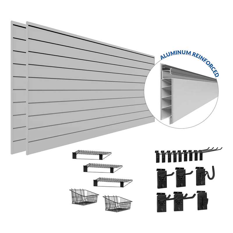 Proslat PROCORE Slatwall Ultimate Bundle (Grey)
