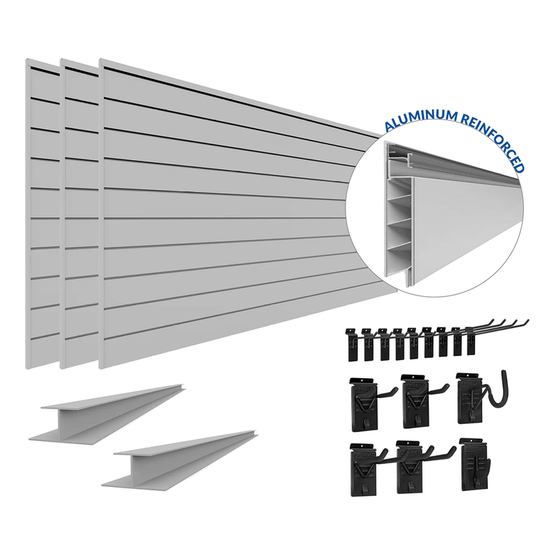 Proslat PROCORE Slatwall Standard Bundle (Grey)
