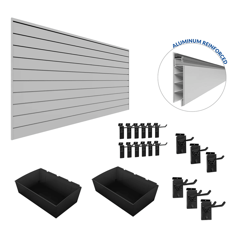 Proslat PROCORE Slatwall Organizer Bundle (Grey)
