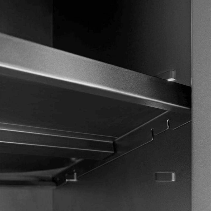 NewAge Products Bold XL Grey 10-Piece Garage Cabinet System with Bamboo Worktop