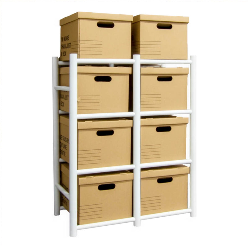 Proslat Bin Warehouse 8 File Box / Tote Storage System | 65004 | Garage Giant