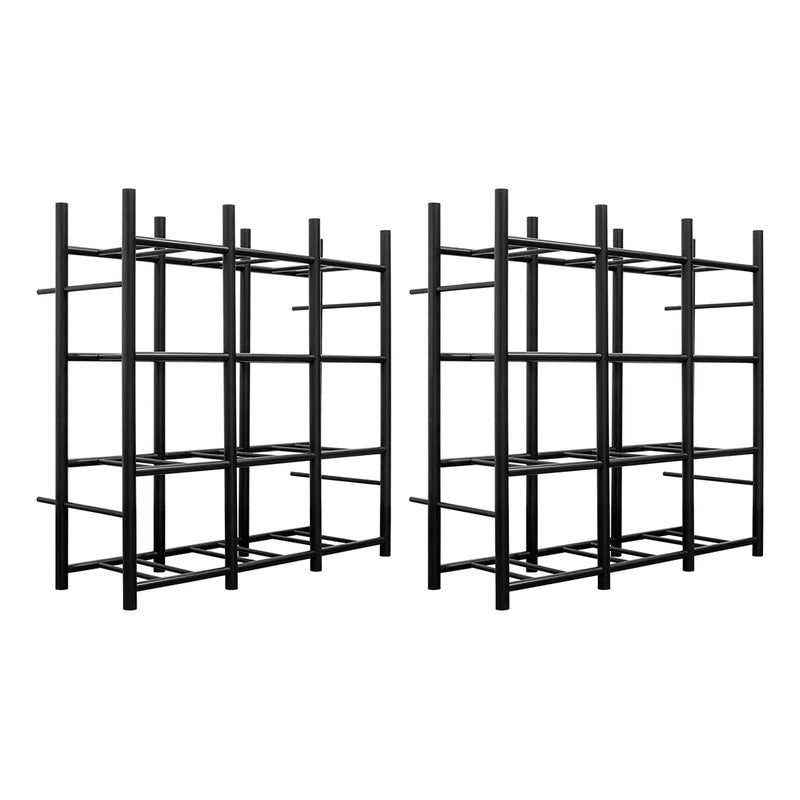 Bin Warehouse Heavy-Duty 12 Tote Storage Rack (2-Pack)