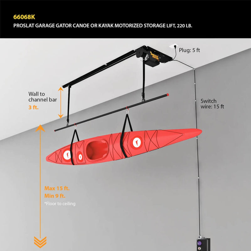 Garage Gator Single Canoe and Kayak Hoist Kit
