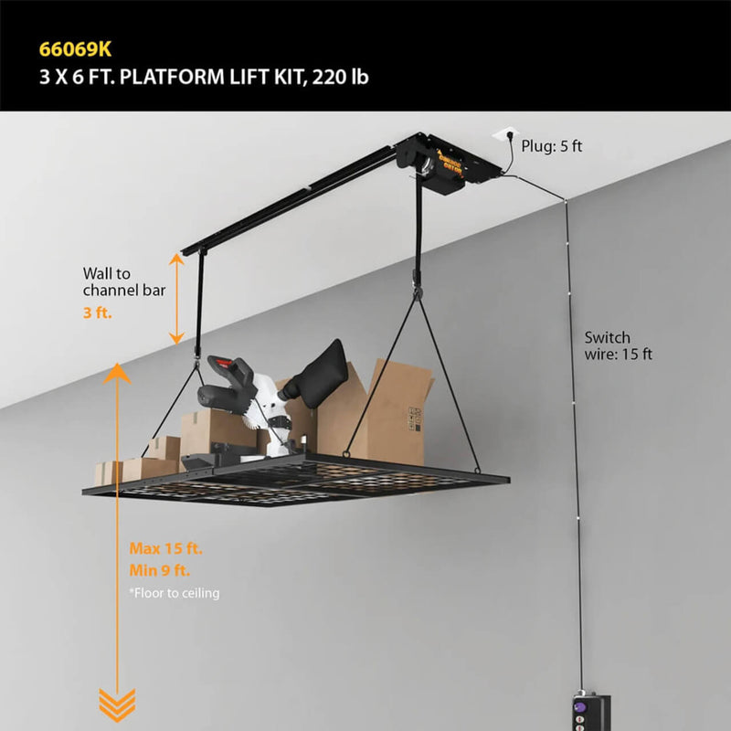Garage Gator 3 x 6 ft. Platform Storage Lift