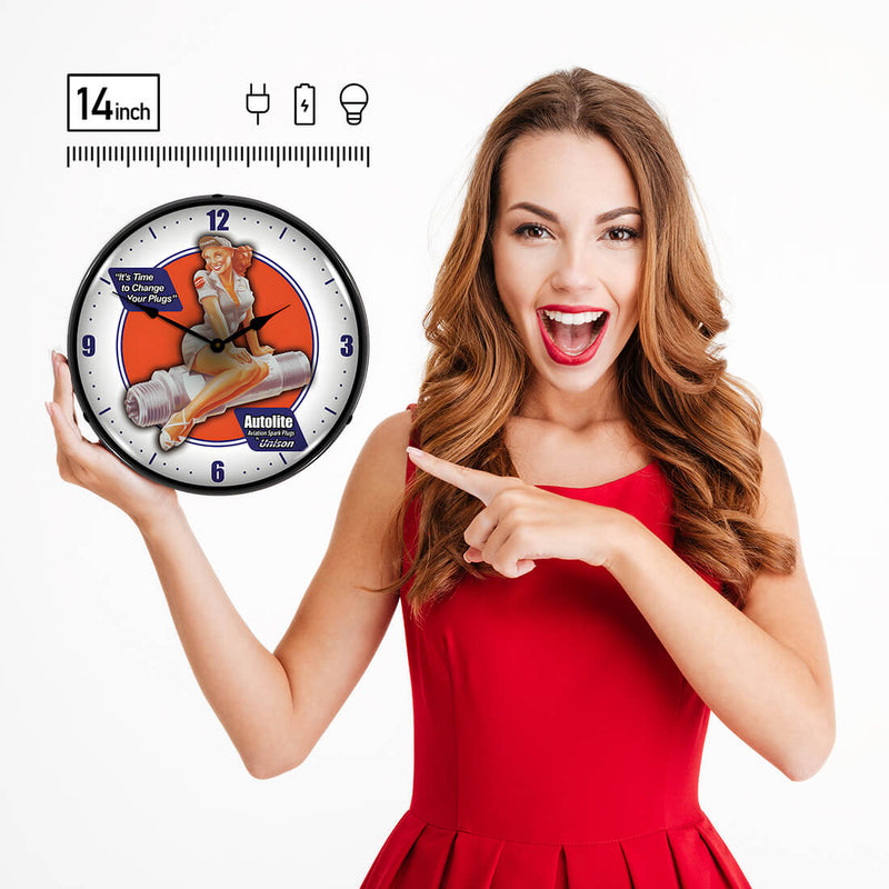 Collectable Sign and Clock Wall Clock