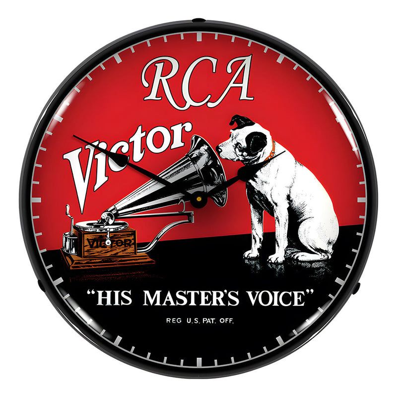 Collectable Sign and Clock RCA Victor Backlit Wall Clock