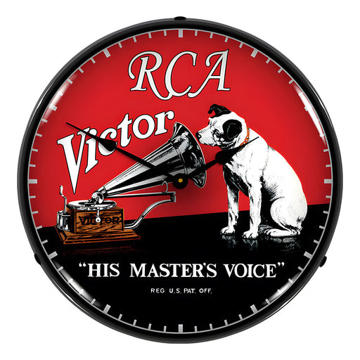 Collectable Sign and Clock RCA Victor Backlit Wall Clock