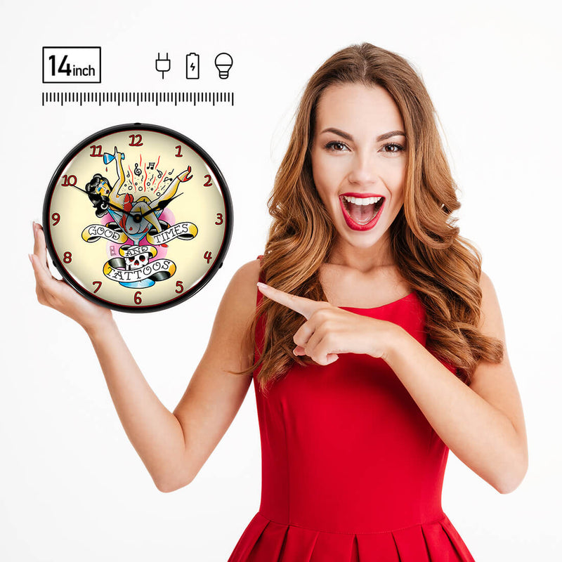 Collectable Sign and Clock Wall Clock