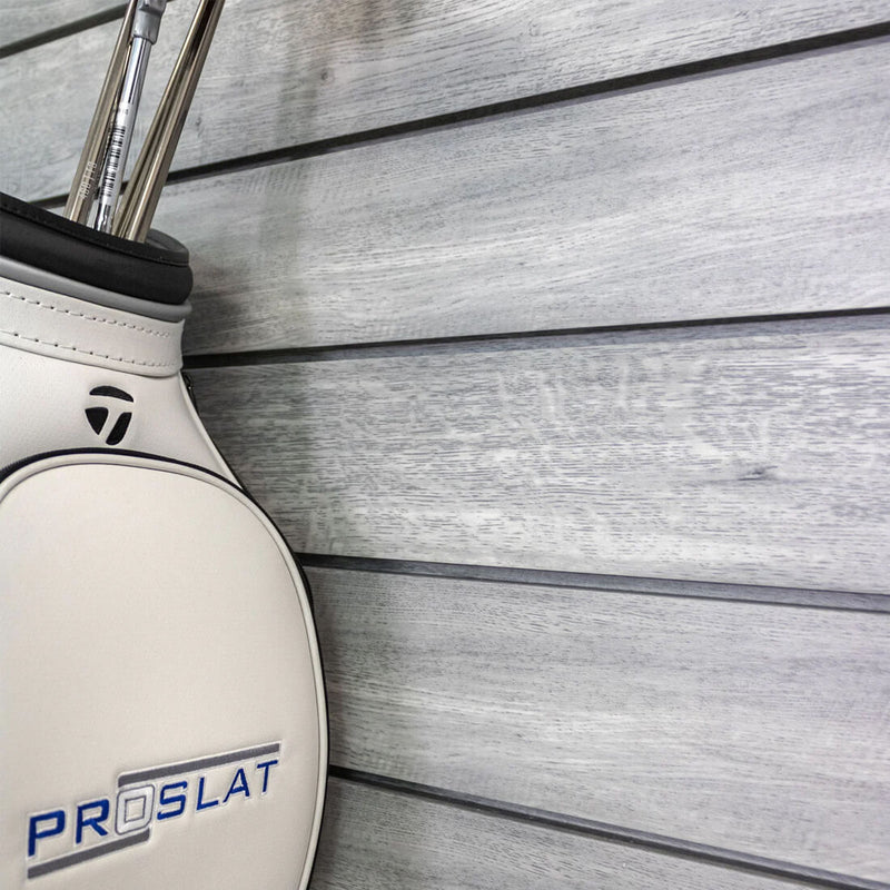 Proslat PROCORE+ 8 ft. x 4 ft. Slatwall - Gray Wood (2-Pack) | 87721K | Garage Giant