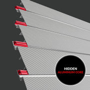 Proslat PROCORE+ 8 ft. x 4 ft. Slatwall - Silver Gray Carbon Fiber (2-Pack) | 87727K | Garage Giant