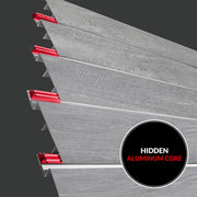 Proslat PROCORE+ 8 ft. x 4 ft. Slatwall - Gray Wood (4-Pack) | 87741K | Garage Giant