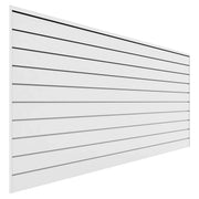 Proslat 8 ft. x 4 ft. PVC Slatwall (White) | 88102 | Garage Giant