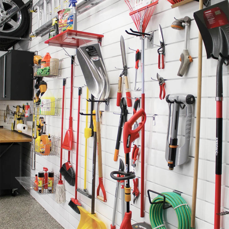 Proslat 8 ft. x 4 ft. PVC Slatwall (White) | 88102 | Garage Giant