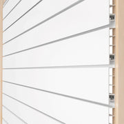 Proslat 8 ft. x 4 ft. PVC Slatwall (White) | 88102 | Garage Giant