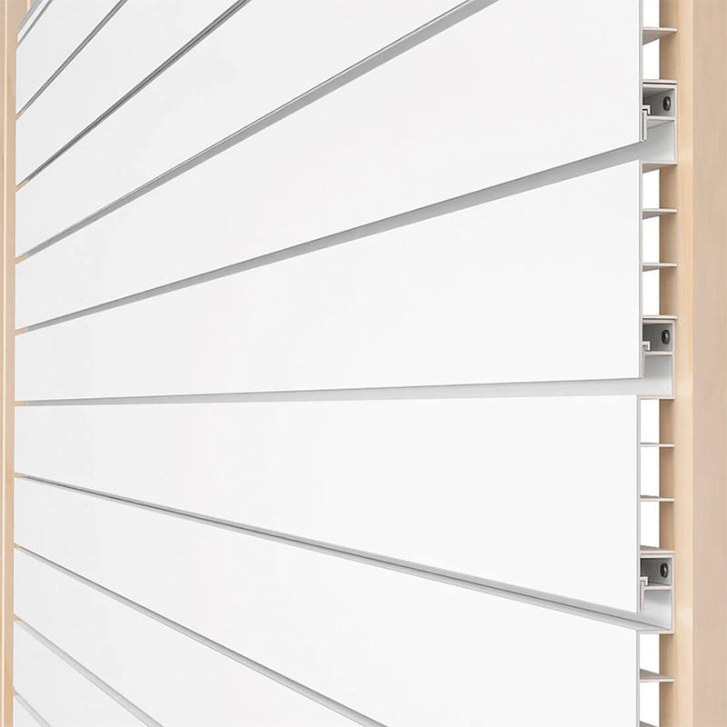 Proslat 8 ft. x 4 ft. PVC Slatwall (White) | 88102 | Garage Giant