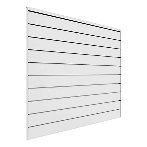 Proslat 4 ft. x 4 ft. PVC Slatwall (White) | 88103 | Garage Giant